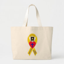 ¡Va el ejército! Tote del jumbo de los corazones d Bolsa De Mano