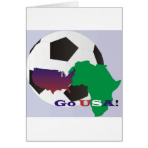 Va el fútbol de los E.E.U.U. Tarjetón