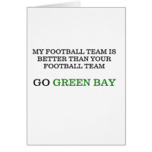 Va el Green Bay Tarjeta