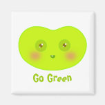 Va el imán lindo verde del jellybean