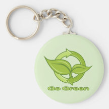 Va el verde - ahorre el planeta llavero