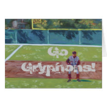 Va la tarjeta de felicitación de Gryphons