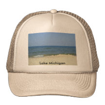 vaca 180, el lago Michigan Gorras De Camionero