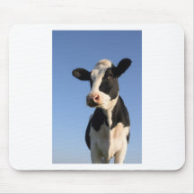 Vaca atenta tapete de raton