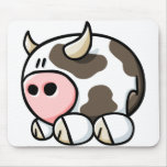 Vaca del dibujo animado alfombrillas de ratón