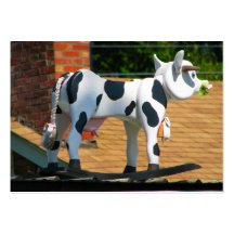 Vaca del tejado plantilla de tarjeta de negocio