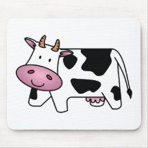Vaca lechera linda alfombrilla de raton