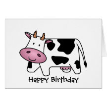 Vaca lechera linda felicitaciones