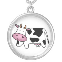 Vaca lechera linda grimpola personalizada