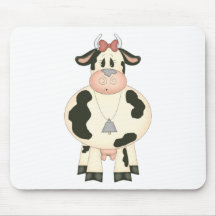 Vaca linda tapete de raton