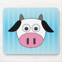 Vaca linda tapetes de raton