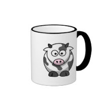 Vaca linda tazas de café