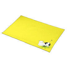 Vaca loca Placemat Manteles Individuales