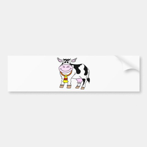 Vaca Pegatina De Parachoque