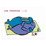 Vacaciones de la morsa, [el vacaciones…] tarjetas postales