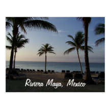 Vacaciones de la playa de Cancun México del maya d Tarjetas Postales