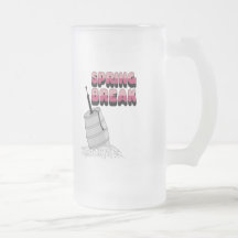Vacaciones de primavera (barrilete) tazas