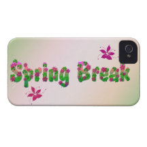 Vacaciones de primavera Case-Mate iPhone 4 fundas