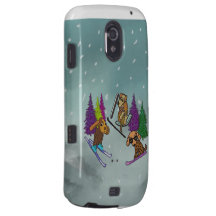 Vacaciones del esquí del perrito samsung galaxy nexus funda