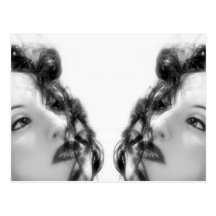 Vacante doble - autorretrato postales