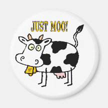 Vacas: ¡Apenas MOO! Imanes Para Frigoríficos