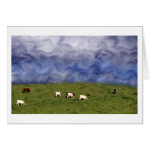 Vacas pacíficas: Tarjeta