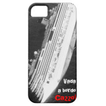 ¡"Vada un Bordo, Cazzo! "(caja de la casamata del  iPhone 5 Case-Mate Cárcasa