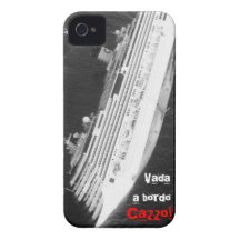 ¡"Vada un Bordo, Cazzo! "(caja de la casamata del  Case-Mate iPhone 4 Carcasa