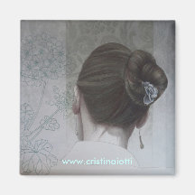 vado en occhi del tuoi del dei del cerca imán de frigorífico