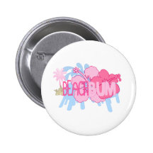Vago de la playa pin