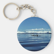 Vaina de la orca llaveros personalizados