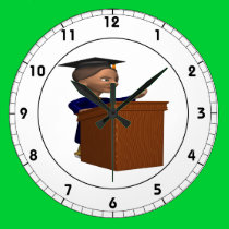 Valedictorian 2 reloj de pared