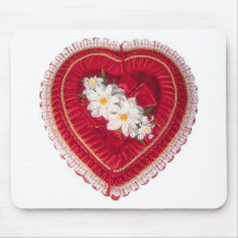 Valentine& - caja del corazón tapete de ratón