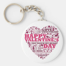 Valentine's day heart llavero