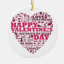 Valentine's day heart ornamento de reyes magos