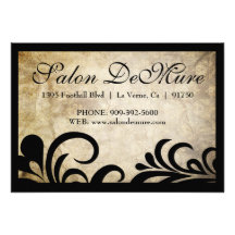 Vales sofisticados modernos del salón invitacion personalizada