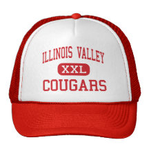 Valle de Illinois - pumas - alto - empalme de la c Gorras De Camionero