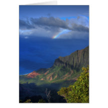 Valle de Kalalau en Kauai Tarjetas