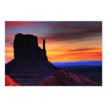Valle del monumento impresión fotográfica