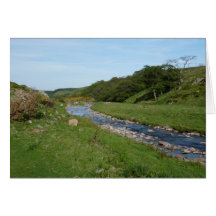 Valle feliz Northumberland, Inglaterra Tarjeton