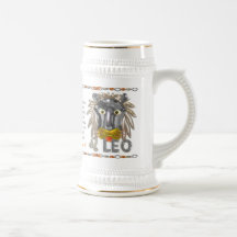 Valxart 1960 2020 zodiacos Leo de MetalRat Taza De Café