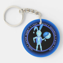 Valxart 1963 2023 libras del zodiaco de WaterRabbi Llavero