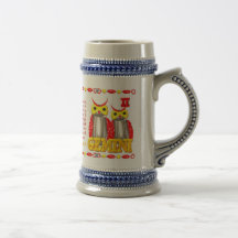 Valxart 1987 2047 géminis del zodiaco de FireRabbi Tazas De Café