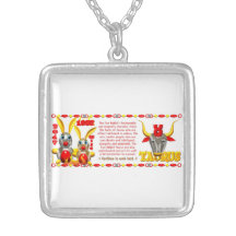 Valxart 1987 2047 tauro del zodiaco de FireRabbit Colgantes Personalizados