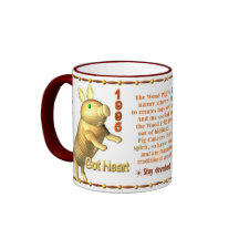 Valxart 1995 2055 cánceres del zodiaco de WoodPig Tazas De Café