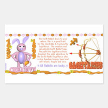 Valxart 1999 1939 sagitarios de EarthRabbit del zo Rectangular Pegatina