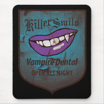 Vampiro dental alfombrillas de raton