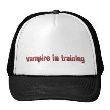 vampiro en gorra del entrenamiento