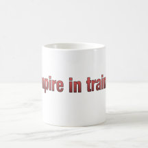 vampiro en taza del entrenamiento