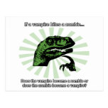 Vampiros y zombis de Philosoraptor Postal